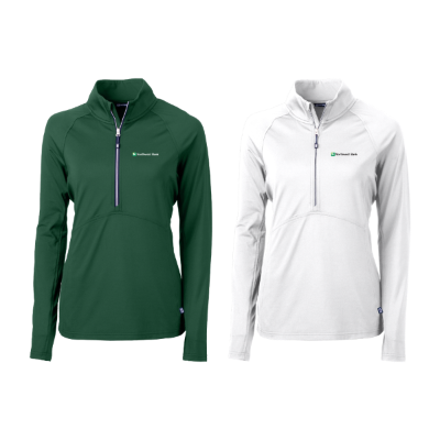 Cutter & Buck Adapt Eco Knit Stretch Recycled Women's Quarter Zip Pullover