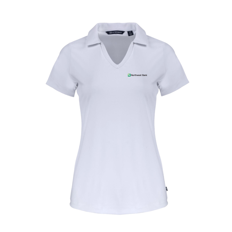 Cutter & Buck Daybreak Eco Recycled Womens V-neck Polo