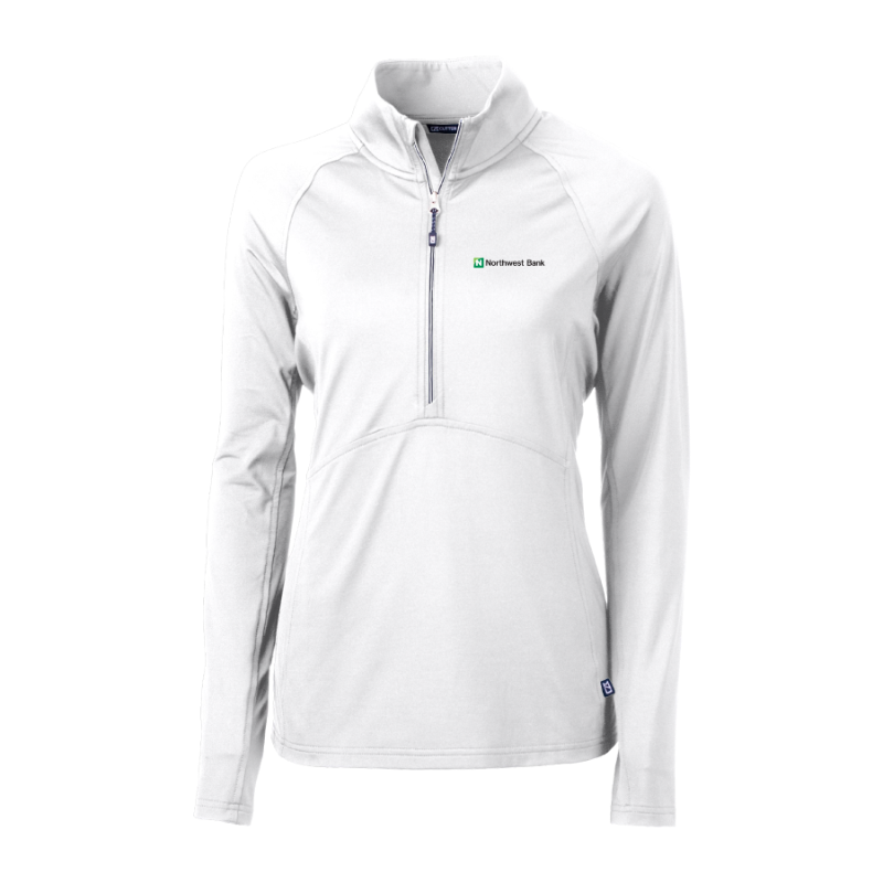 Cutter & Buck Adapt Eco Knit Stretch Recycled Women's Quarter Zip Pullover